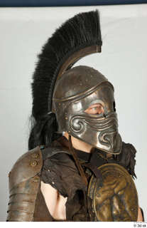 Photos Gladiator in armor 2 Gladiator arena fighter head helmet…